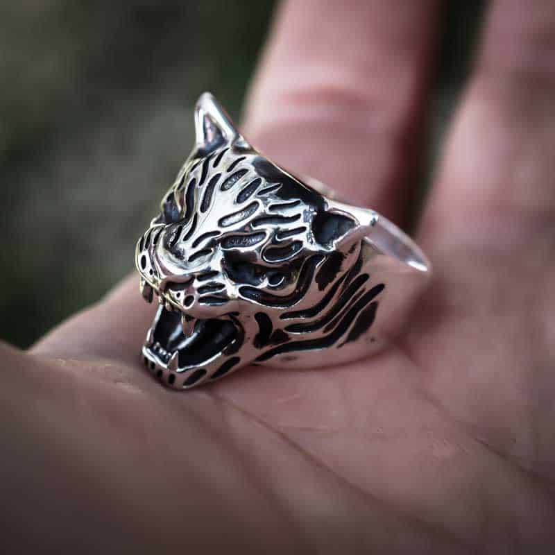 Anello Tigre Argento 925 Feel No Pain