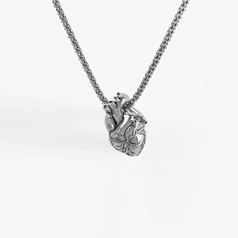 Ciondolo Cuore Ambra Sinesi - Oroshop