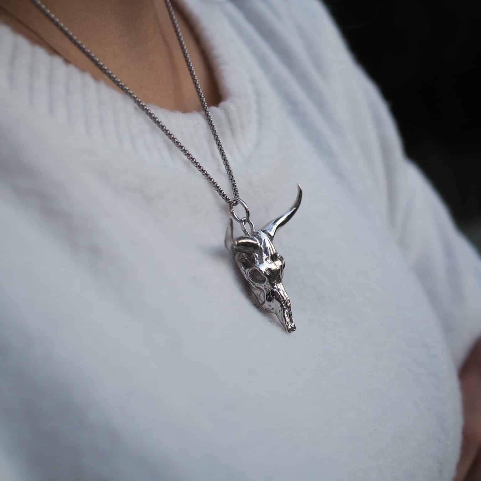 Collana Teschio Con Apribottiglie - Ciondolo Punk Rock In Acciaio Inox 56 Cm - Foto 6