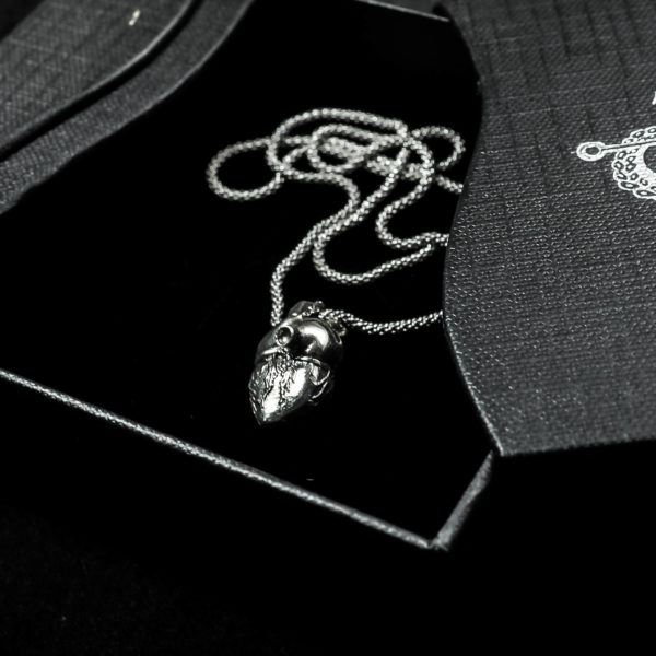 CIONDOLO CUORE ANATOMICO - Feel No Pain 925 Jewels
