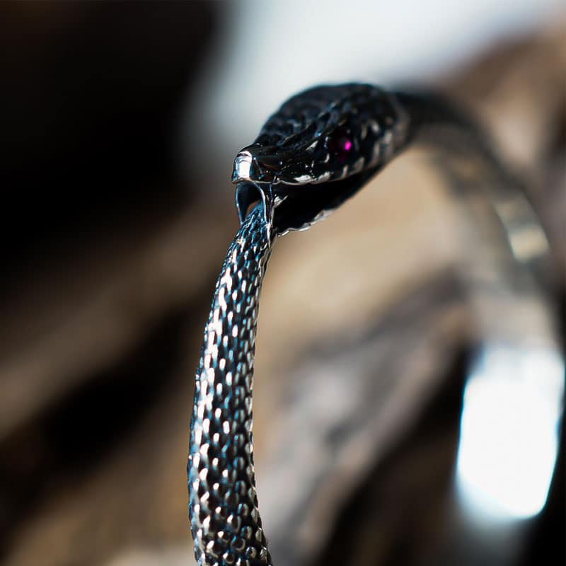 Anello uroboro deals uomo